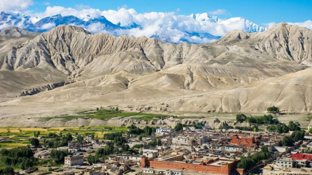 Lo Manthang walled city in Mustang region