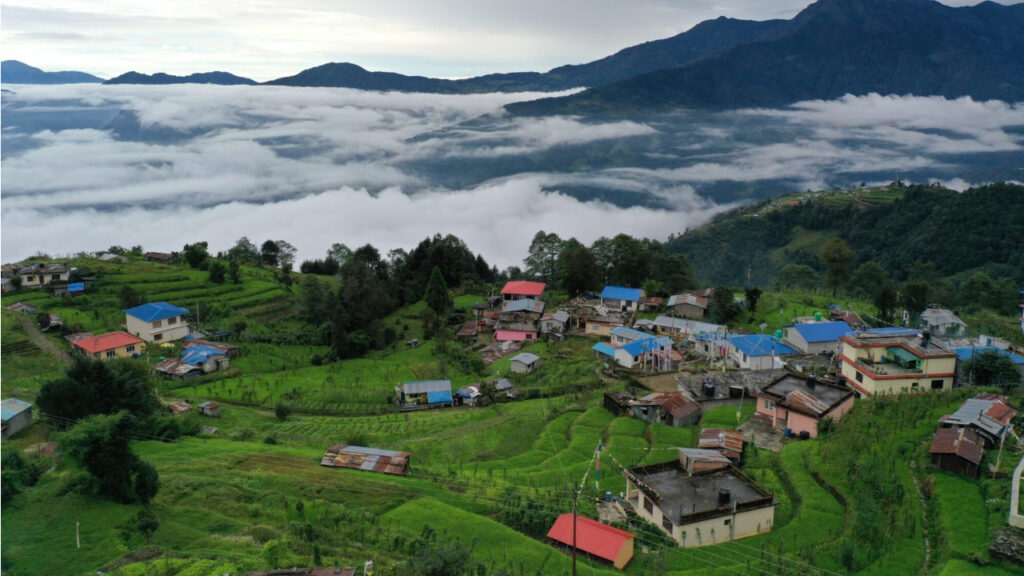 Traditional village in Helambu region