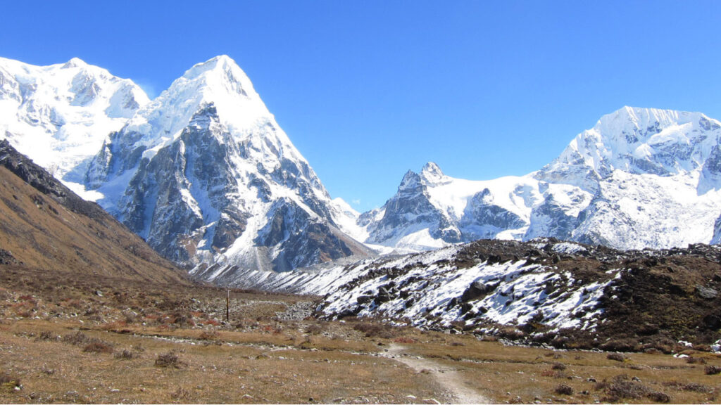 Kanchenjunga mountain view from base camp