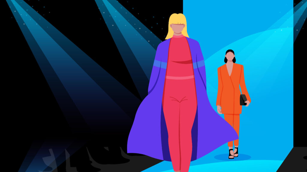 Fashion runway showcasing 2026 trends