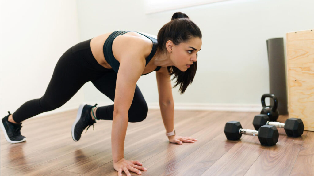 Home workout routine for muscle building