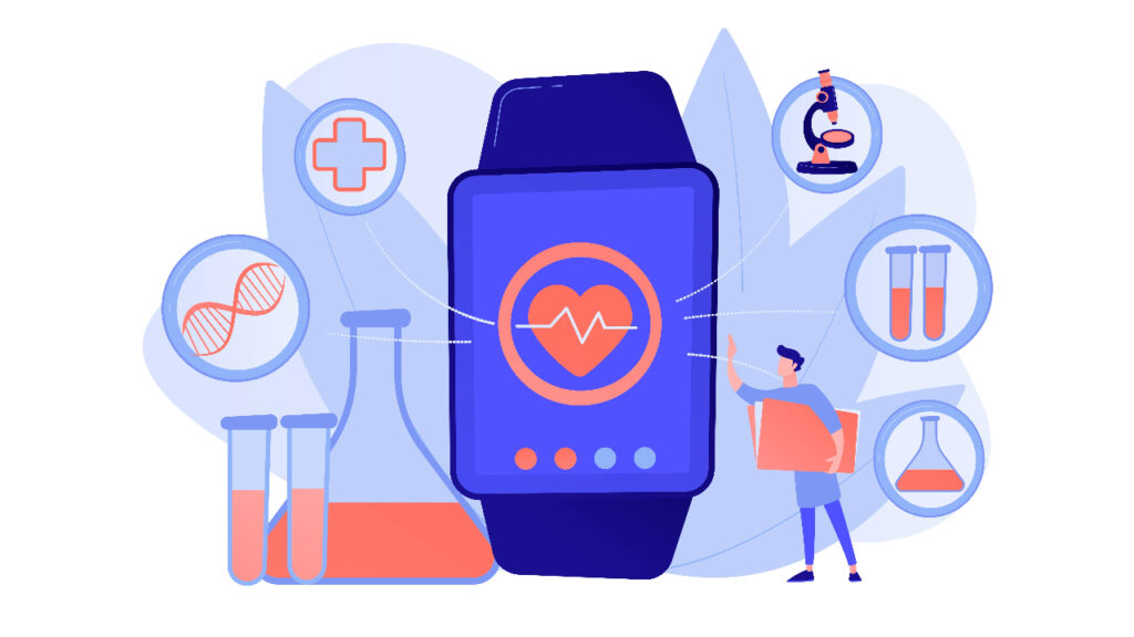 Fitness tracker monitoring daily activity